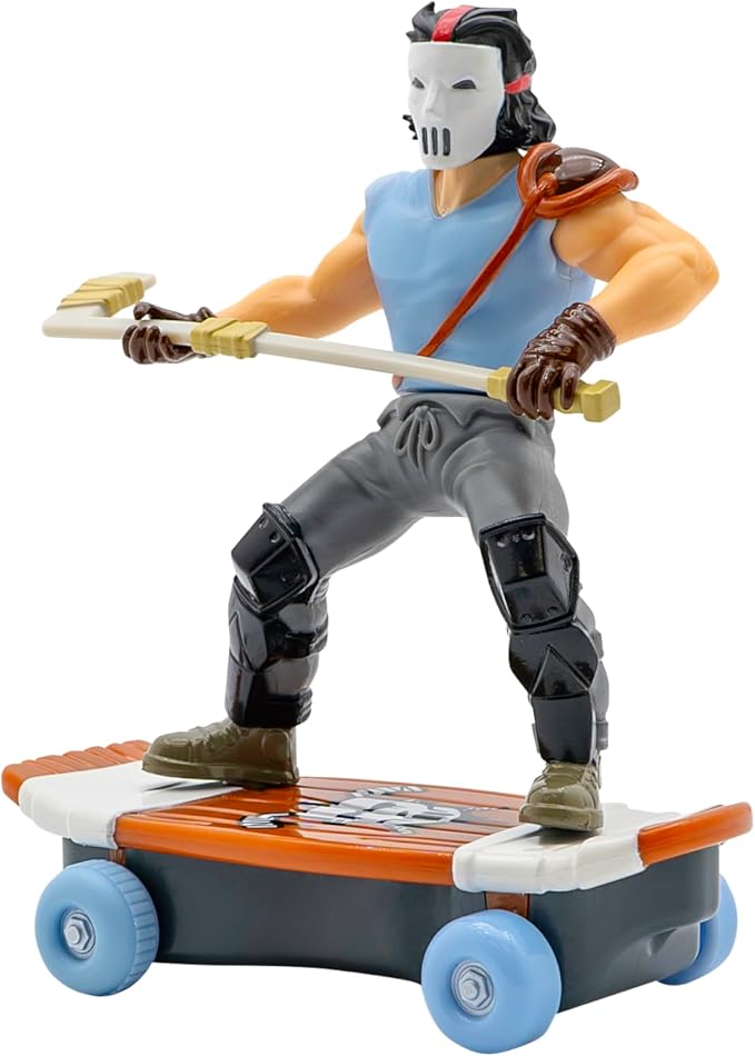 Teenage Mutant Ninja Turtles Toy, Casey Jones Sewer Shredder Pullback Skateboard, Classic Edition for Kids, 5-Inch TMNT Collectible, Ages 3+