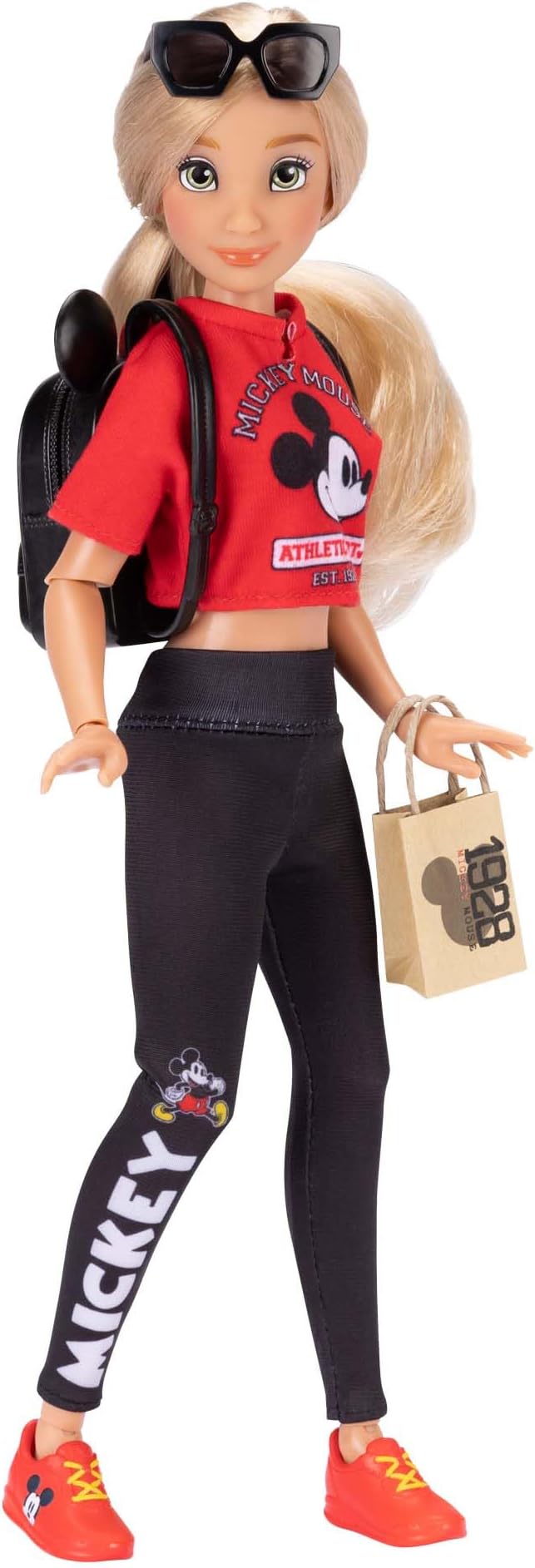 Disney ILY 4EVER Fashion Dolls Inspired By Mickey 11.5" Tall with 13 Points of Articulation, Glittery Mickey Ring Included for You!