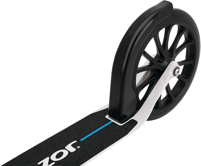 Razor A6 Kick Scooter for Kids Ages 8+ - Extra-Tall Handlebars & Longer Deck, 10" Urethane Wheels, Aluminum Frame, Anti-Rattle Technology, for Riders Up to 220 lbs