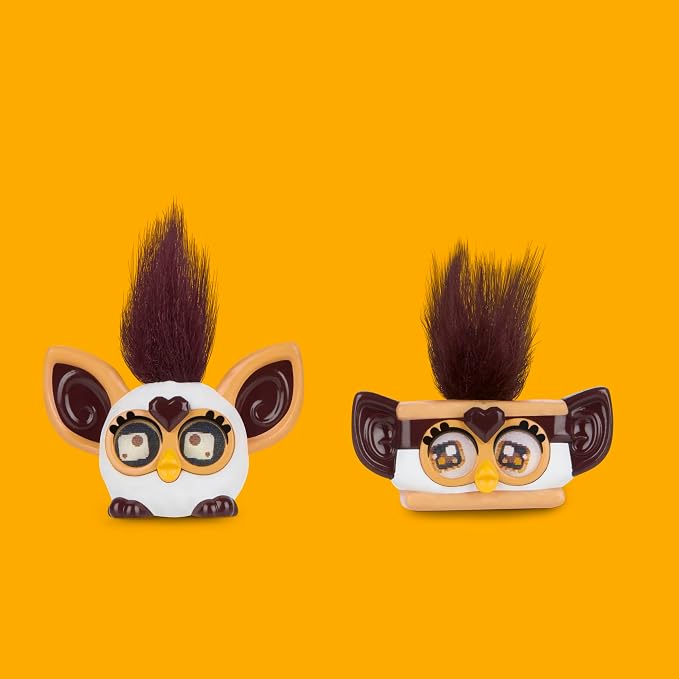 Furby Minis 12 Pack of The Hershey Company Figures, Tiny Collectible 1-Inch Candy Toys, Halloween Handouts for Kids, Easter Basket Stuffers, Ages 6+ (Amazon Exclusive)