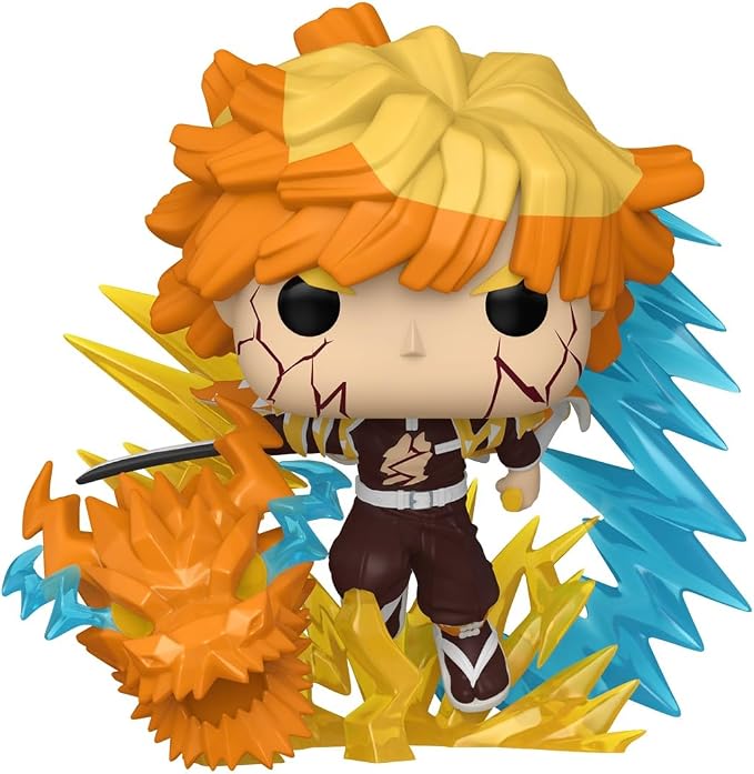 Funko Pop! Premium: Demon Slayer Infinity Castle - Zenitsu - 1/6 Odds for Rare Chase Variant - Collectable Vinyl Figure - Gift Idea - Official Merchandise - Toys for Kids & Adults - Anime Fans