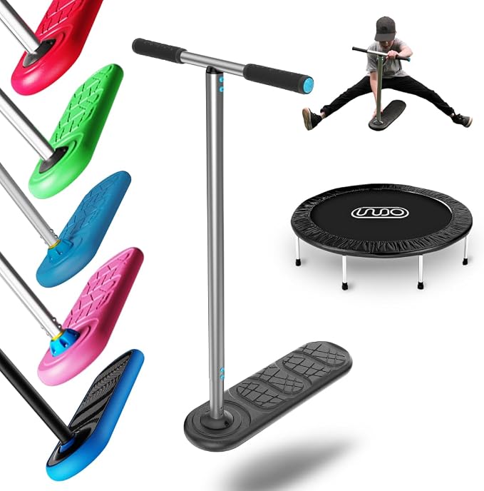 in Do the Trick - Trick Scooter for Teenagers & Adults - 6-15 Years - Trampoline Scooter Ideal for Trampoline Stunt Exercises, Professionals & Beginners - Indoor & Outdoor Freestyle