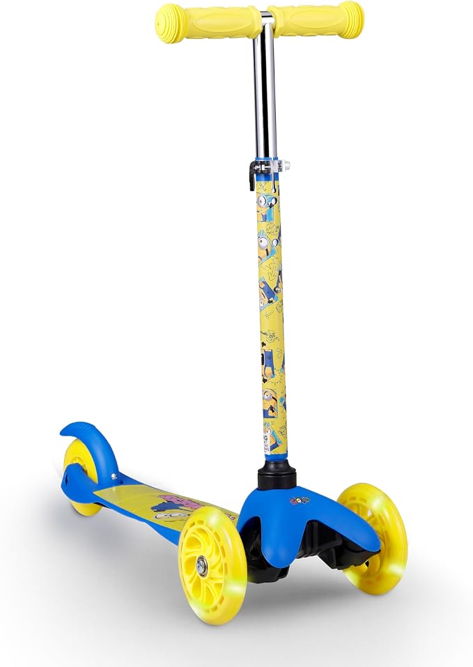 Kick Scooter for Kids, 3 Wheel Self Balancing, Light Up LED Wheels