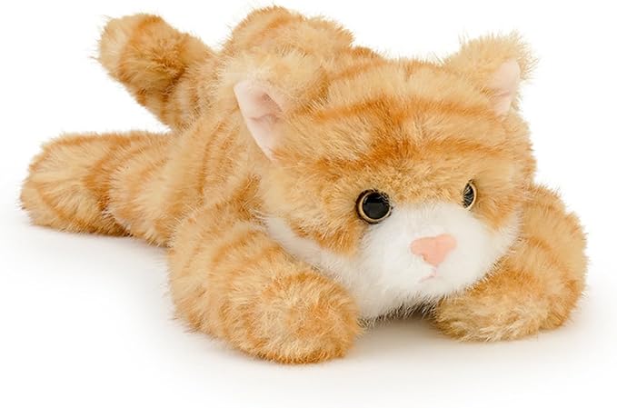 PEACH CAT Orange Cat Stuffed Animal Cute Tabby Kitten Plushies Small Plush Toys Gifts for Kids