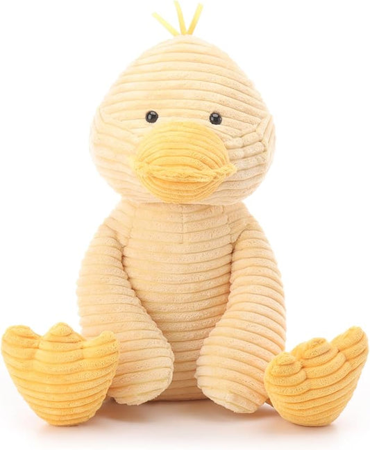 Apricot Lamb Corduroy Duck Stuffed Animal, 15.7 Inches