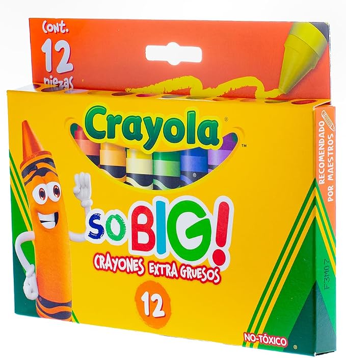 CRAYOLA Crayon Extra Jumbo So Big, 12 Pack