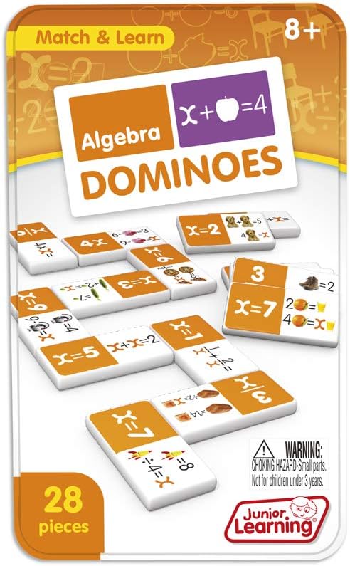 Junior Learning JL497 Algebra Dominoes, Multi