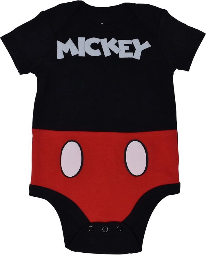 Disney Cosplay Baby Bodysuit and Hat Set Newborn to Infant Sizes (Newborn - 24 Months)