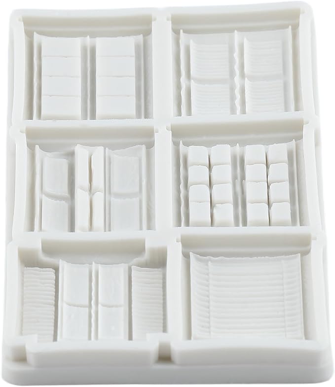 Window Polymer Clay Mold Window Frame Silicone Molds for DIY Crafts Epoxy Resin Casting Air Dry Polymer Clay Plaster Jewelry Making