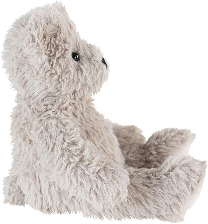 Vermont Teddy Bear Earl Grey Teddy Bear Stuffed Animal | Soft Grey Plush with 100% Recycled Filling, Made in USA | 13 Inch | Super Soft Teddy Bear Collection
