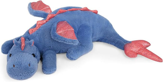 YOUBLEK 27.5 in 2Lb Weighted Stuffed Animals,Cute Plush Dragon,Weighted Stuff Dinosaur Toy for Kids Adult Gift or Decoration