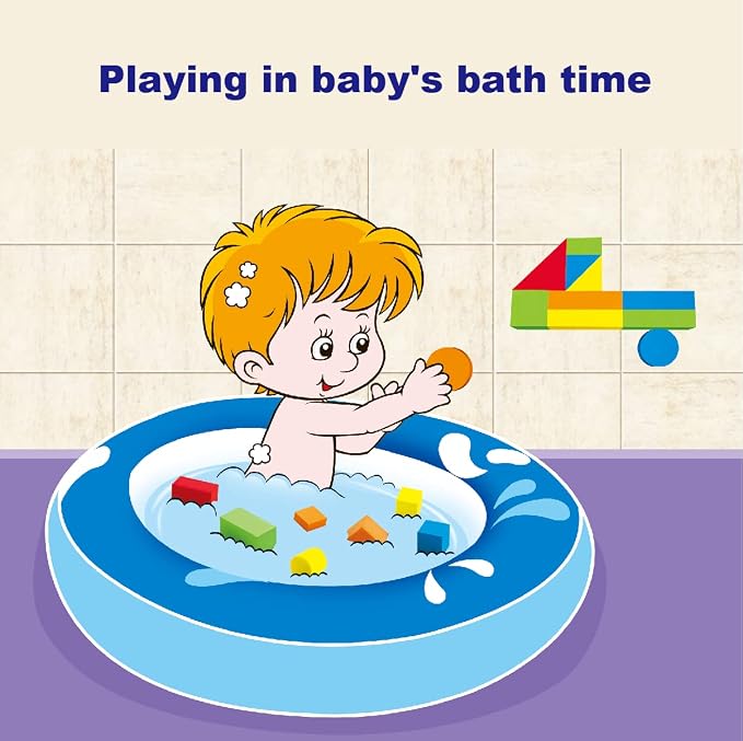 Pairez Toys Foam Building Blocks for Toddlers 2-4, 81 Pieces Soft Stacking Blocks Toy Set, Baby Bath Foam Toys, Sensory and Montosorri Toys for Boys & Girls 18+ Months
