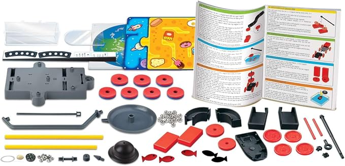 4M - STEAM Magnet Exploration - Hands-On Science Kit with Magnetic Toys Experiments for Kids Ages 5+ - Includes Magnet Toys Wand, U-Shaped Magnet, More - Educational STEM Toy GIF, Magnet Science Kit