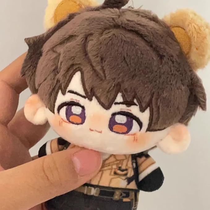 Love and deepspace Caleb Xia Yizou Pilot Plush Keychain Keyring Cosplay Backpack Doll Figure Pendant Game Merch