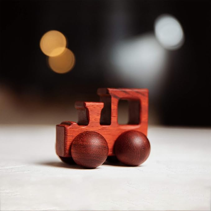 3PCS Wooden Baby Toys, Montessori Toys for Babies 0-6-12 Months, Baby Grasping Toys Push Car Toys for 1 Year Old Boy Birthday Gift #1