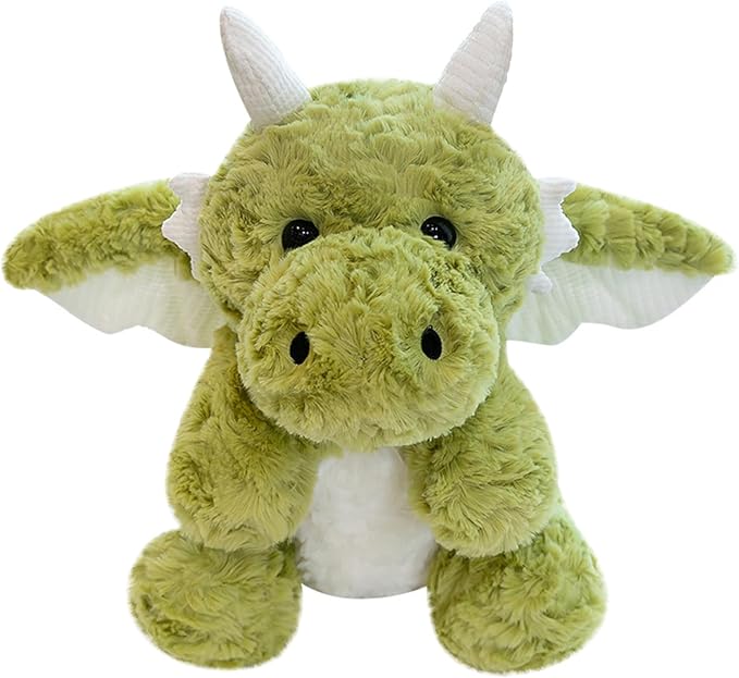 SUSULF Little Flying Dragon - Cute Stuffed Animal Plush Toy - Adorable Soft Dragons Toy Plushies and Gifts - Perfect Present for Kids (Green,7.87in/20cm)