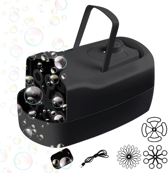 Bubble Machine Wedding,Blowing Foam Sprayer | Bubble Blowing Machine | for Boys Girls Shower Bath Christmas Birthday Easter Party Outdoor