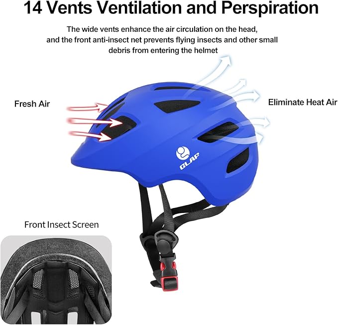 GLAF Baby Bike Helmet Toddler Helmets for 1 Year Old and up Infant Girls Boys Multi Sport Adjustable for Scooter Bicycle Skateboard Cycling