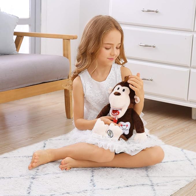 Tooth Fairy Plush Doll, Dental Stuffed Oral Health Presentation Puppet Doll Tooth Fairy Dental Educational Plush Small Size Doll with Teeth for Kids Chidren Boys Girls
