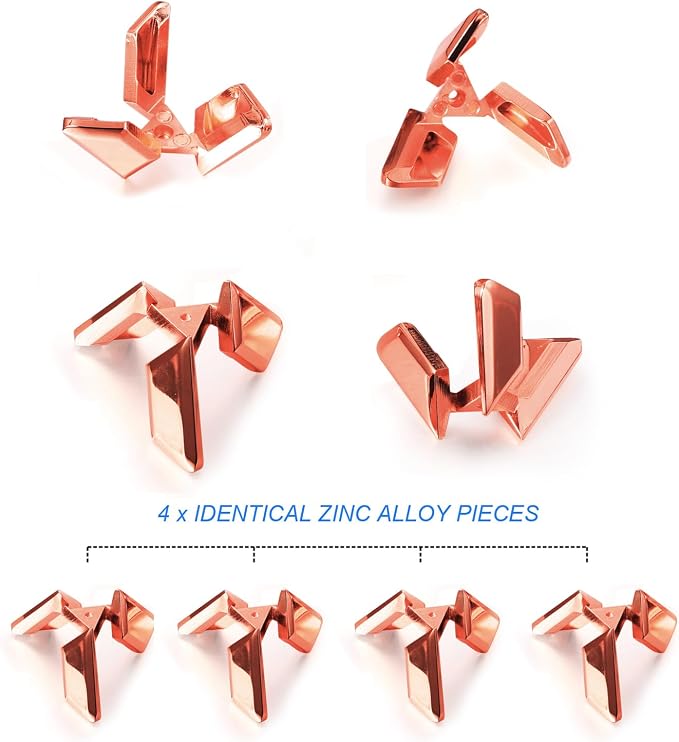 Metal Puzzle (Triangle Rose Gold)