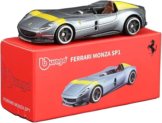 Bburago 1:64 Scale Ferrari Series Model Collection Race Diecast Metal Model Car (Ferrari Monza SP1)