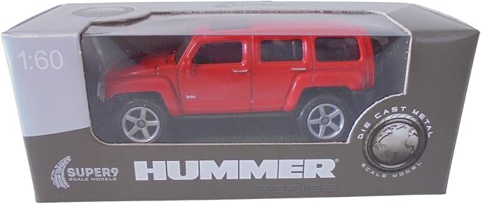 OPO 10 - Miniature car Compatible with Hummer H3, 1:64 Scale, 3 inches (7.5cm), Welly SUP51