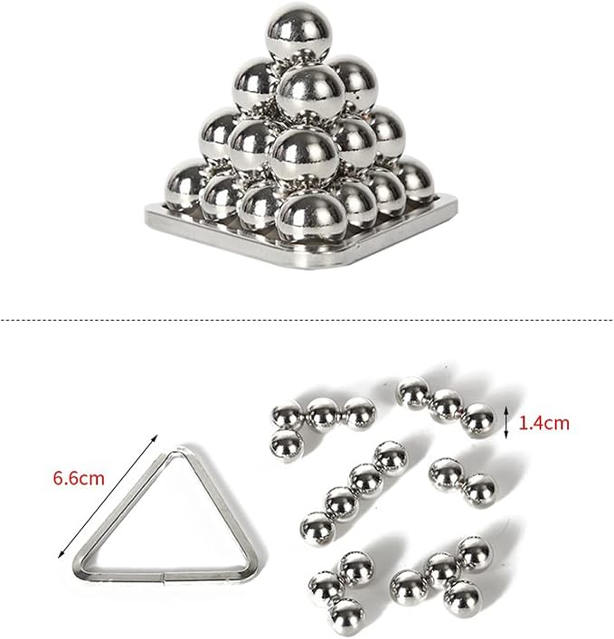 RoseFlower 28 pcs IQ Test Puzzle Metal Wire Puzzles Mind Game Educational Toys High Difficulty Brain Teaser Puzzle Toy for Kids and Adults - Explore Creativity and Problem Solving. Gift Desk Puzzles