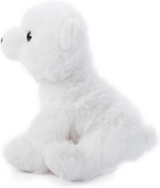 The Petting Zoo Polar Bear Stuffed Animal Plushie, Gifts for Kids, Wild Onez Babiez Zoo Animals, Polar Bear Plush Toy 6 inches