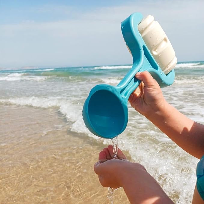 Miniland Beach Essentials, Sand Toys, Outdoor Toys for Toddlers 1-3, Beach Toys for Toddlers 1-3, Outdoor Play for Beach Vacations and Pool Fun | ECO Sand Roller Highway