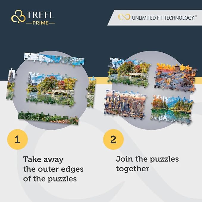 Trefl Palace of Westminster, London, England 1000 Piece Jigsaw Puzzle Prime 27"x19" Thick Cardboard, Creative Entertainment for Adults and Children from 14 Years Old