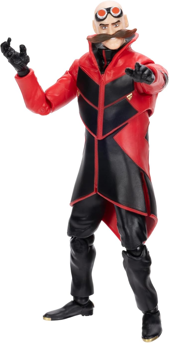 Sonic 3 Movie Action Figures 5-Inch Ivo Robotnik Collector Toy Figure, Highly Articulated for Boys Girls - Officially Licensed Sonic The Hedgehog 3 Movie Product