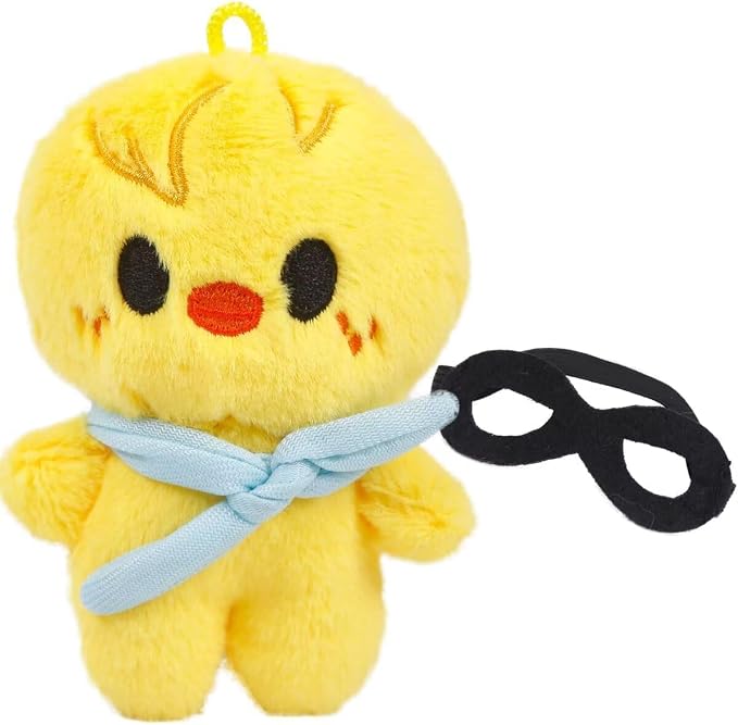 JUNG KOOK SKZ Plushies Skzoo 3RD Stuffed Animal Toy Skz Merch Fans Meeting Dolls with Sunglasses Removable for Fans (BbokAri)