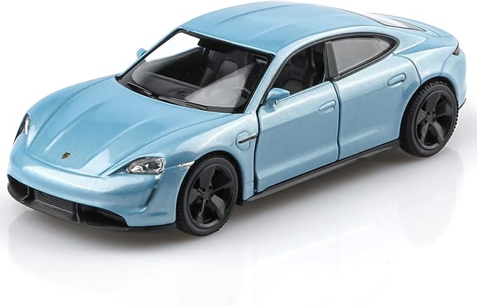 TOKAXI 1/36 Scale Porsche Taycan Turbo Diecast Car Models,Pull Back Vehicles Toy Cars,Cars Gifts for Boys Girls