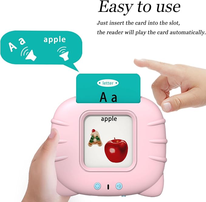 Startcan Talking Flash Cards for Toddlers 1 2 3 4 5, Speech Therapy Toys Autism Toys, ABC 123 Sight Words Etc - 255 Cards-510 Sides, Educational Learning Interactive Toys with Giftable Package