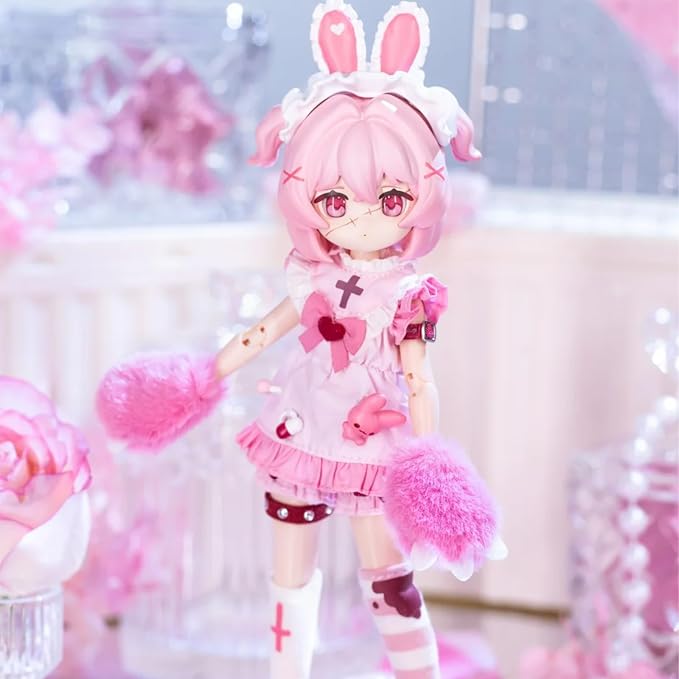 CALEMBOU BJD Blind Box, Electronic Cute Pet Series 20cm Ball Jointed Doll, Kawaii Dress Up Doll with Joints Accessories, Collection Action Figure Toys, Gift for Girls Boys (Electronic Cute Pet-1pc)