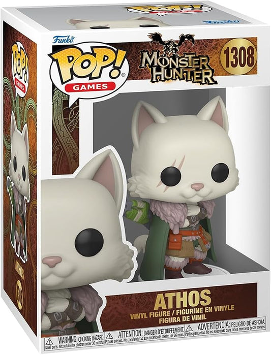 Funko Pop! Games: Monster Hunters Wilds - Athos - Collectable Vinyl Figure - Gift Idea - Official Merchandise - Toys for Kids & Adults - Video Games Fans - Model Figure for Collectors and Display