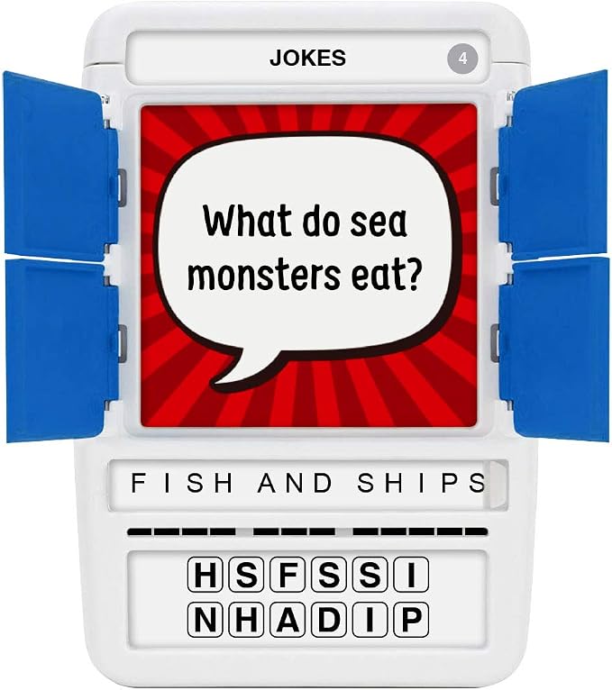 100 PICS Jokes Travel Game - Family Brain Teasers Pocket Puzzles for Kids and Adults POP08015