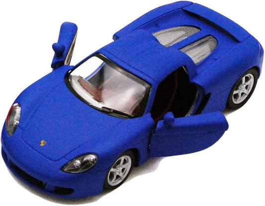 KiNSMART - Porsche Carrera GT 1:36 Scale 5" Die Cast Metal Model Toy Super Sports Car (Blue)