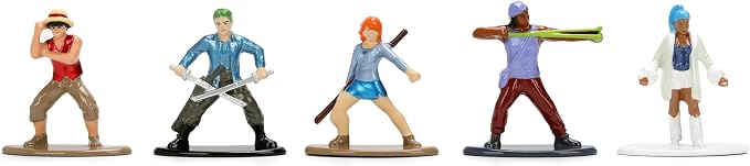 Jada Nano Metalfigs One Piece Netflix 12-Pack Series 1 Die-cast Collectible Figures