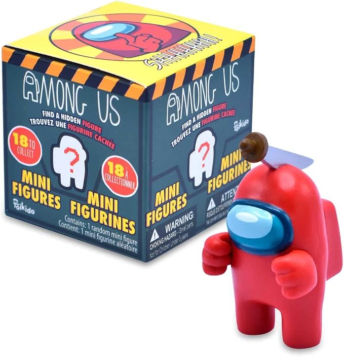 Just Toys – Among Us Mini Figures Blind Bag – 2 Inch Collectible Crewmate Figure, 18 to Collect
