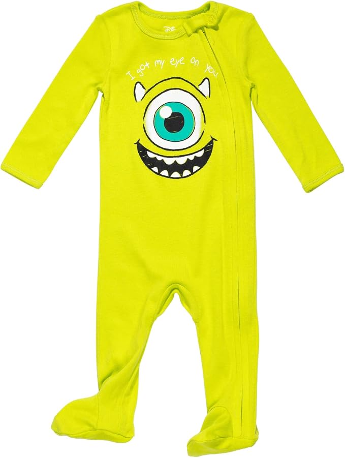 Disney Baby Boys' 2-Pack Footed One-Piece Sleep N' Play Newborn to Infant