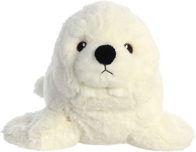 Aurora® Responsibly Made Eco Nation™ Seal Stuffed Animal - Ideal for Playtime Adventures - Perfect for Birthdays or Just Because - White 12 Inches