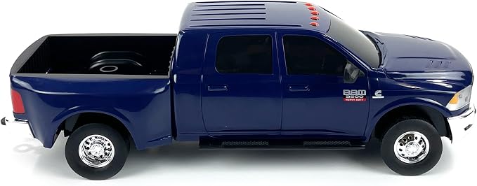 Big Country Toys Realistic Ram 3500 Mega Cab Dually Truck Toy & Trailer Hitch, 1:20 Scale Farm Toys for 3 Year Old Boys