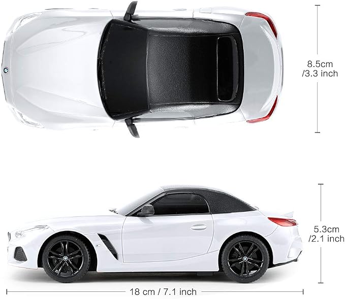 RASTAR BMW Toy Car, 1:24 BMW Z4 Roadster Remote Control R/C Car Model Vehicle for Kids