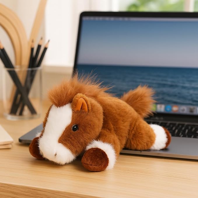 Adorable Horse Stuffed Animal Soft Plush Toy Cute Birthday Gifts for Boys Girls Kids Toddlers