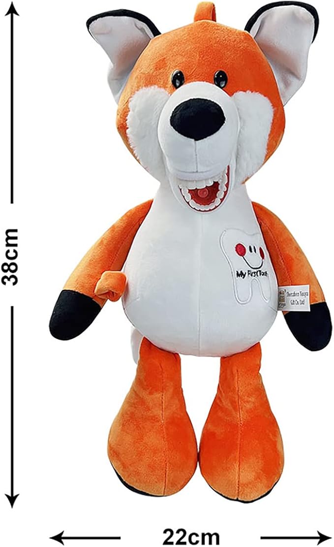 Tooth Fairy Plush Doll, Dental Stuffed Oral Health Presentation Puppet Doll Tooth Fairy Dental Educational Plush Small Size Doll with Teeth for Kids Chidren Boys Girls