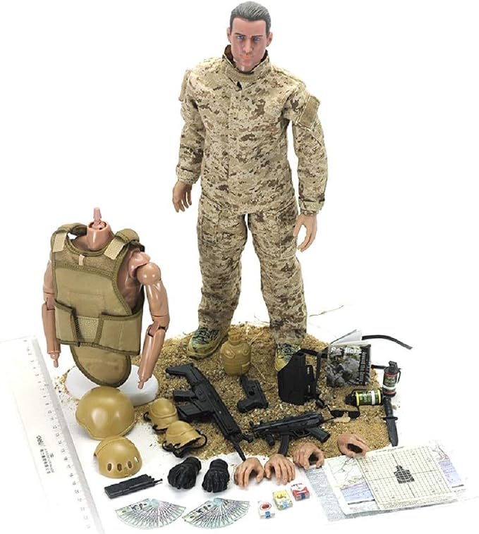 BJPEY 12" Special Forces Action Figures Soldiers Toys 1:6 Scale (Seal)