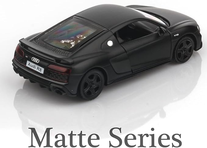 TOKAXI 1/36 Scale Audi R8 Diecast Model Cars,Pull Back Vehicles Toy Cars,Cars Gifts for Boys Girls (Matte)