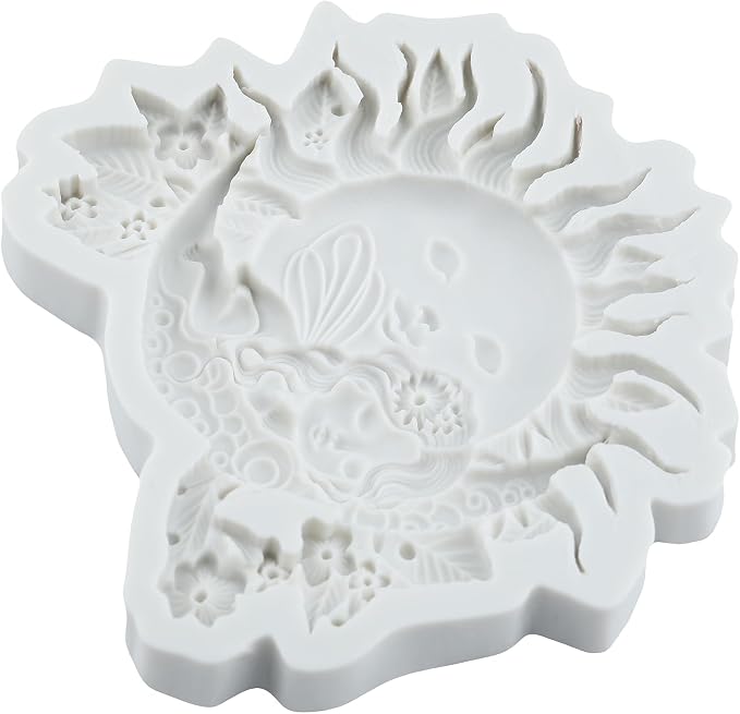 Flower Fairy Polymer Clay Mold Flower Fairy Angel Sun Moon Silicone Molds for DIY Craft Epoxy Resin Casting Polymer Clay Tools Crafts Air Dry Jewelry Making