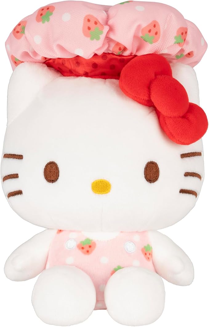 Hello Kitty® - 8-Inch Strawberry Shortcake x Hello Kitty® Plush 2-Pack - Officially Licensed Sanrio Product from Jazwares - Ages 6+ | Officially Licensed Sanrio Product, From Jazwares, Ages 6+